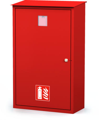 Exterior cabinets for fire extinguishers 850 x 520 x 240
